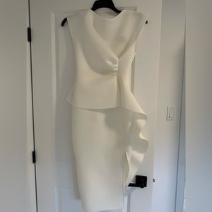 ASOS WHITE MIDI DRESS